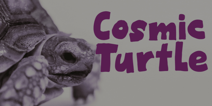 Cosmic Turtle font preview