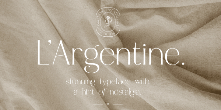 HV Argentine font preview