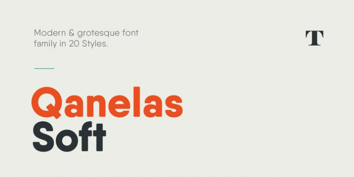 Qanelas Soft font preview
