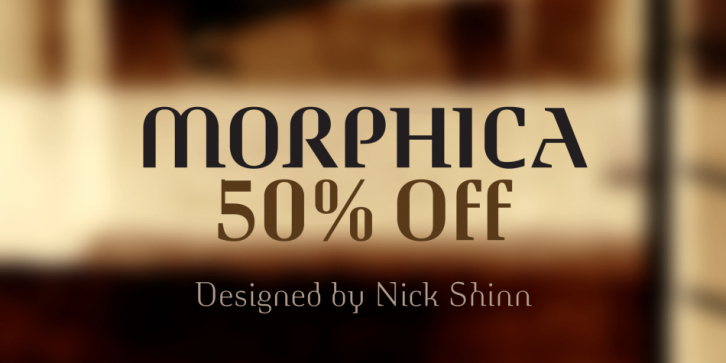 Morphica font preview