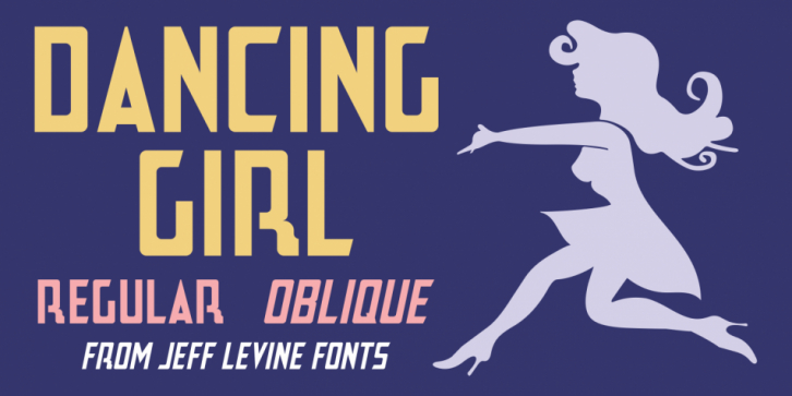 Dancing Girl JNL font preview