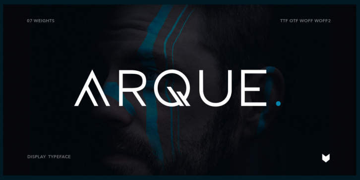 Arque Pro font preview