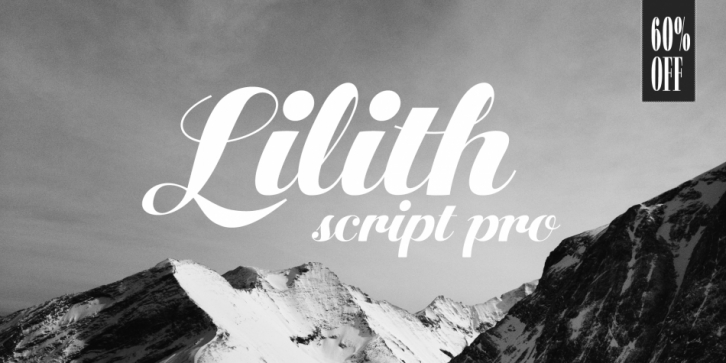 Lilith Script Pro font preview