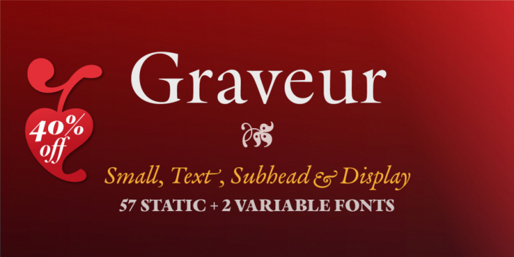 Graveur Text font preview