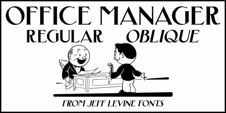 Office Manager JNL font preview