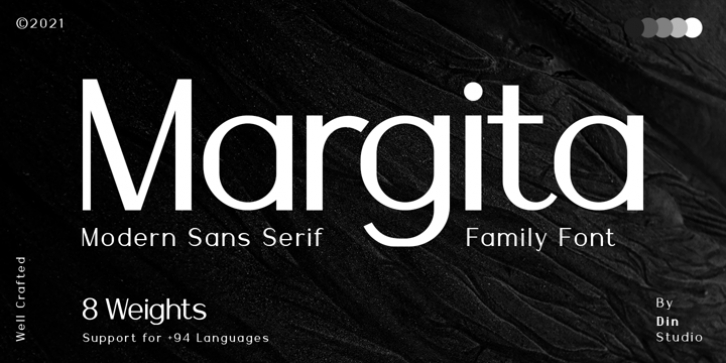 Margita font preview