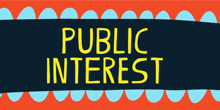 Public Interest font preview