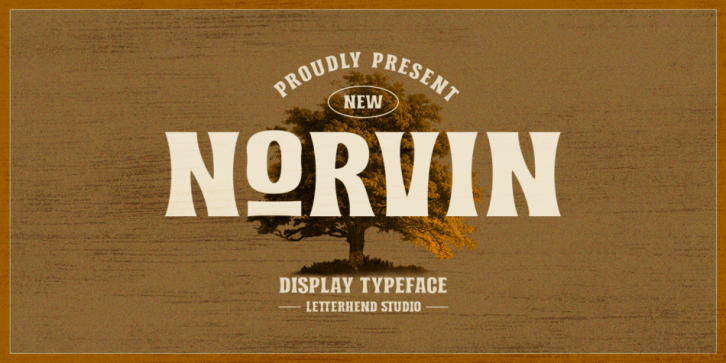 Norvin font preview