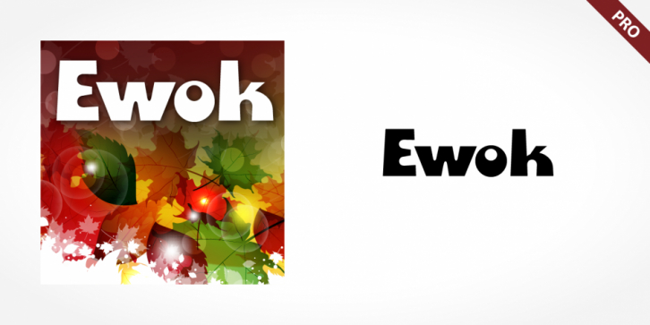 Ewok Pro font preview