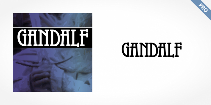 Gandalf Pro font preview