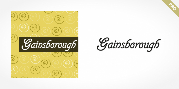 Gainsborough Pro font preview