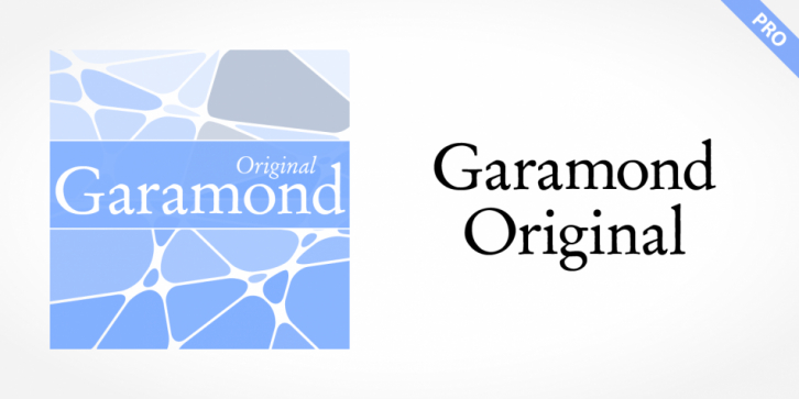 Garamond Original Pro font preview