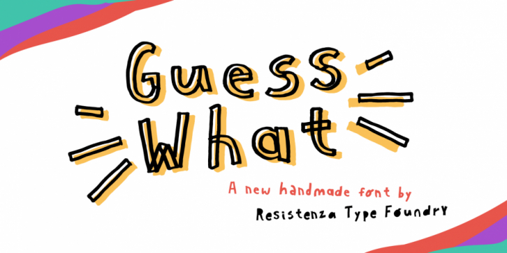 Guess What font preview