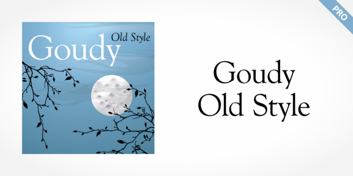 Goudy Old Style Pro font preview