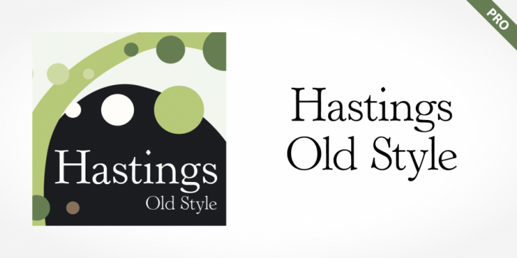 Hastings Old Style Pro font preview
