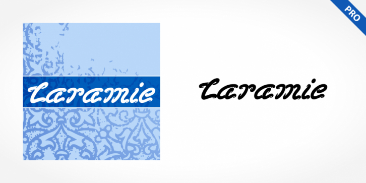Laramie Pro font preview