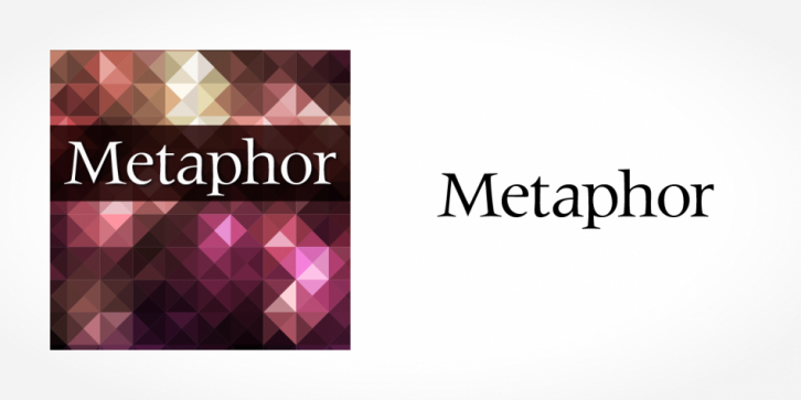 Metaphor font preview