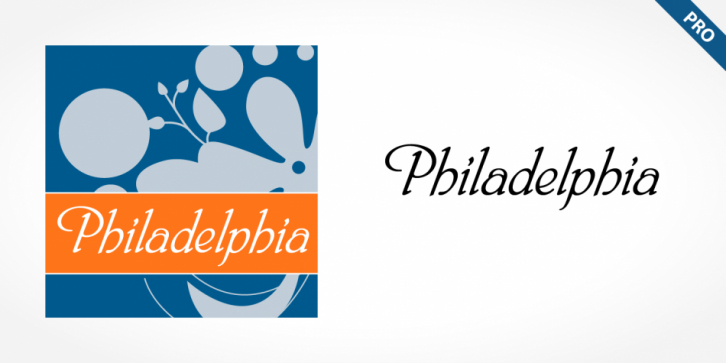 Philadelphia Pro font preview