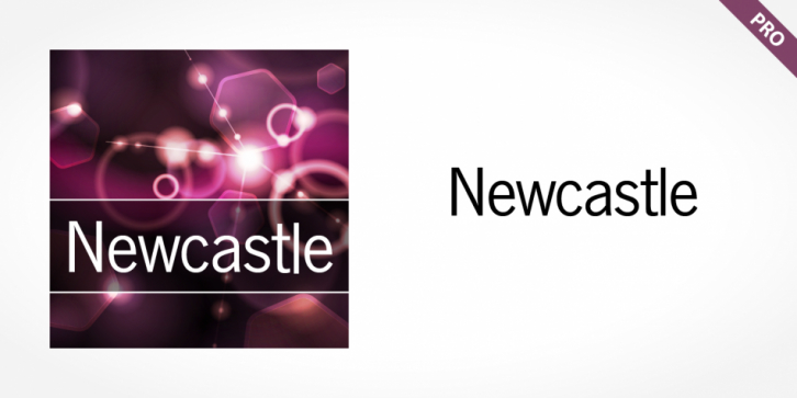 Newcastle Pro font preview