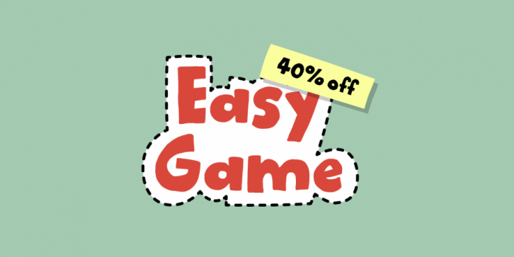 Easy Game font preview