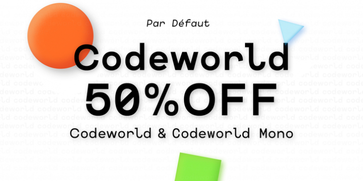Codeworld Mono font preview