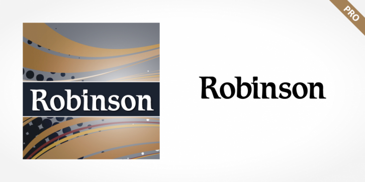 Robinson Pro font preview
