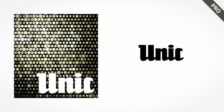 Unic Pro font preview