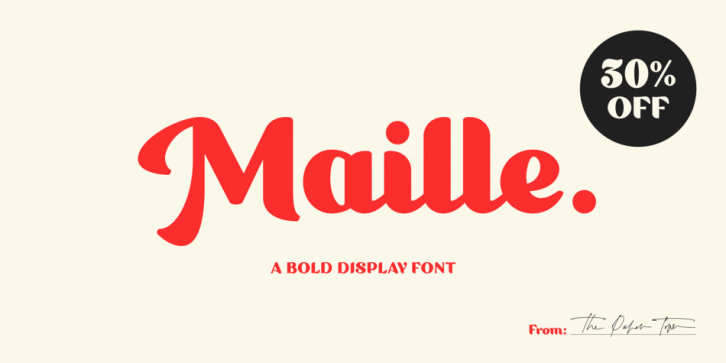 Maille font preview