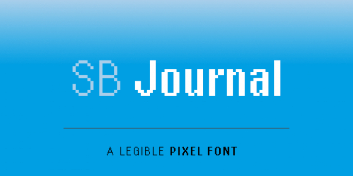 SB Journal font preview