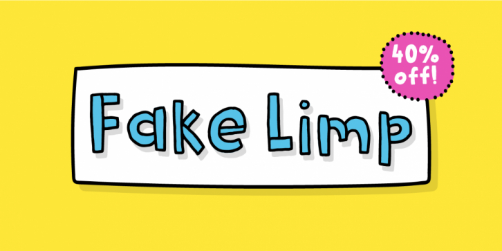 Fake Limp font preview