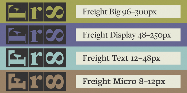 Freight Text Pro font preview