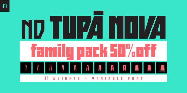 Nd Tupa Nova font preview