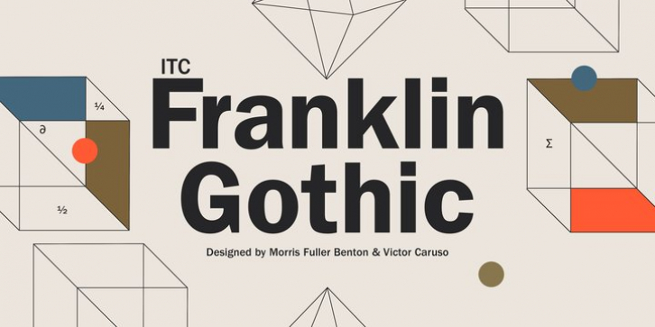 ITC Franklin Gothic font preview