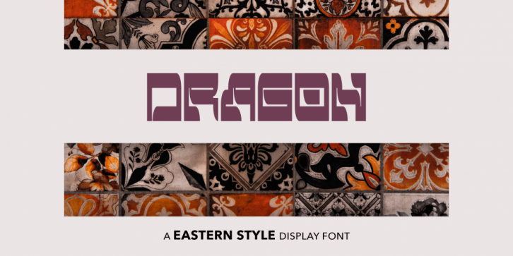 SB Dragon font preview