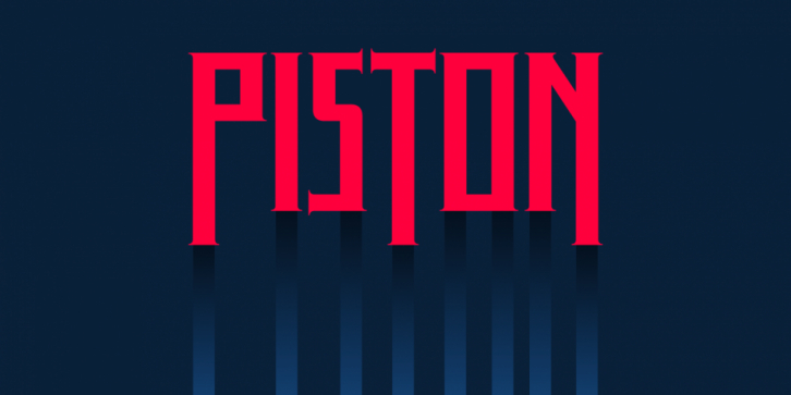 Piston font preview