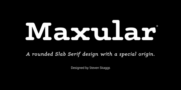 Maxular font preview