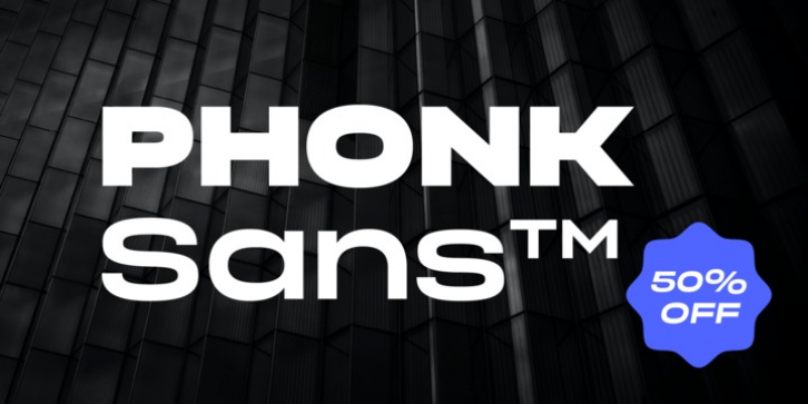 Phonk Sans font preview