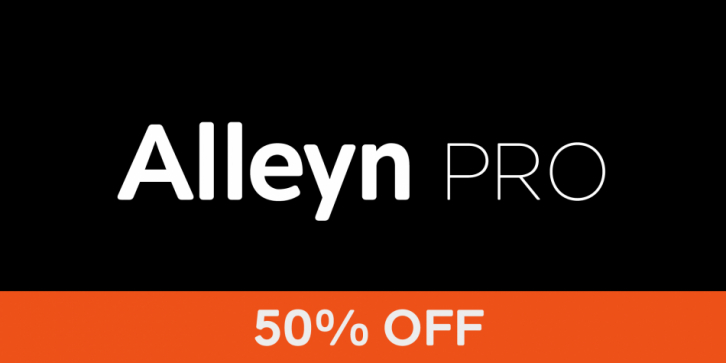 Alleyn Pro font preview