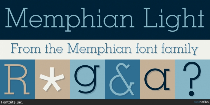 Memphian font preview