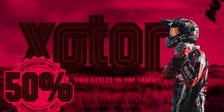 Xotor font preview