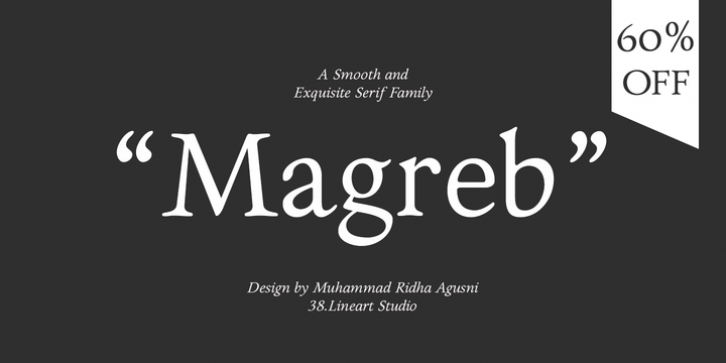 Magreb font preview