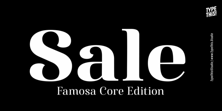 Famosa Core font preview