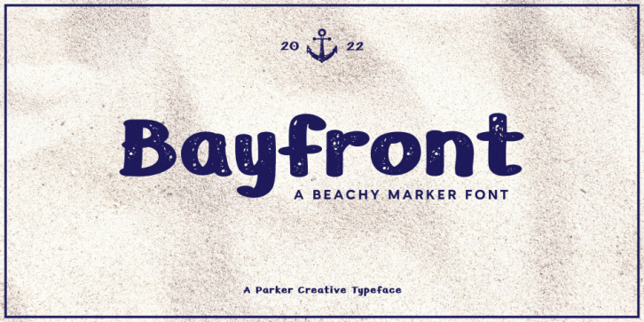 Bayfront font preview