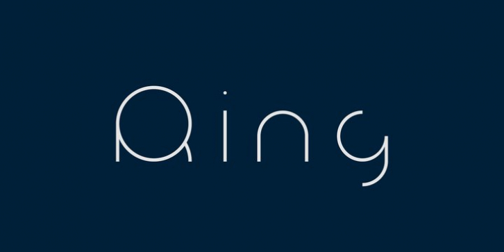 Ring font preview