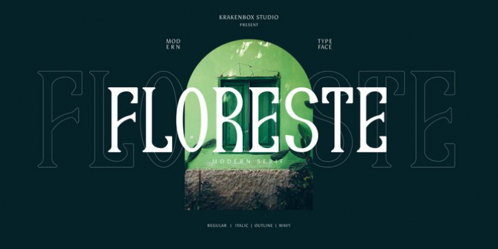 Floreste font preview