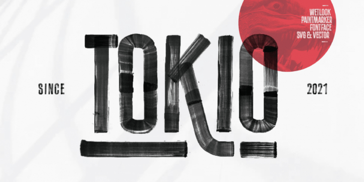 Tokio Marker font preview