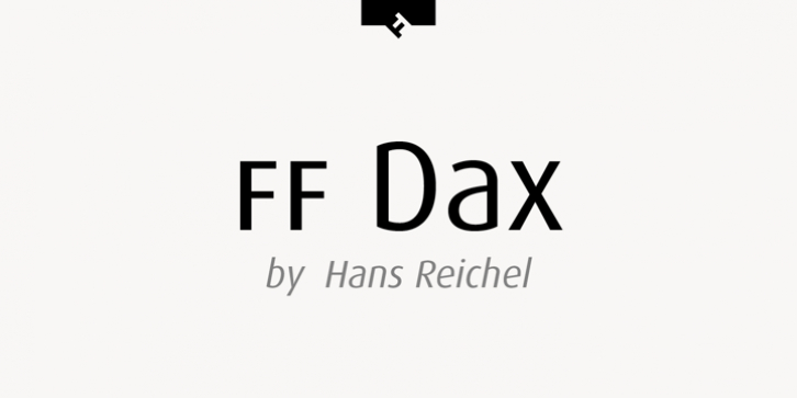FF Dax font preview