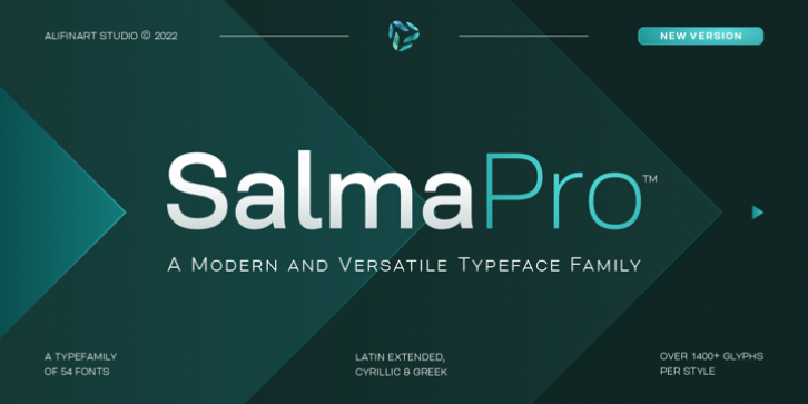 Salma Pro font preview