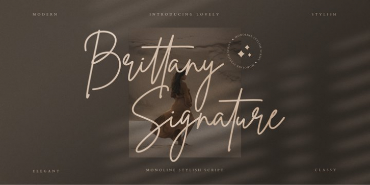 Brittany Signature font preview