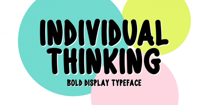 Individual Thinking font preview